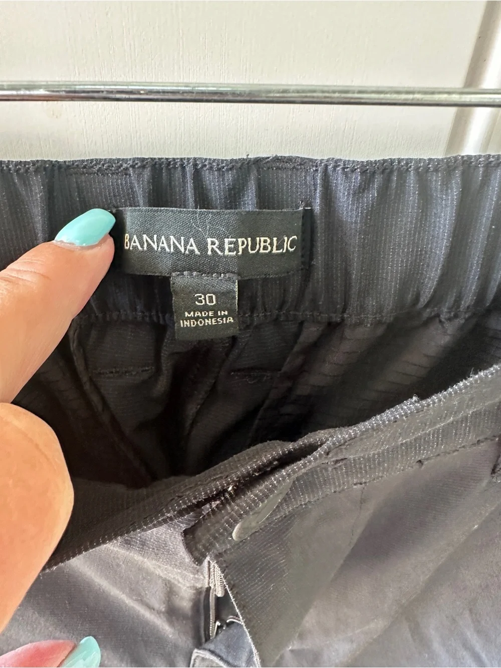 Banana Republic tailored front black